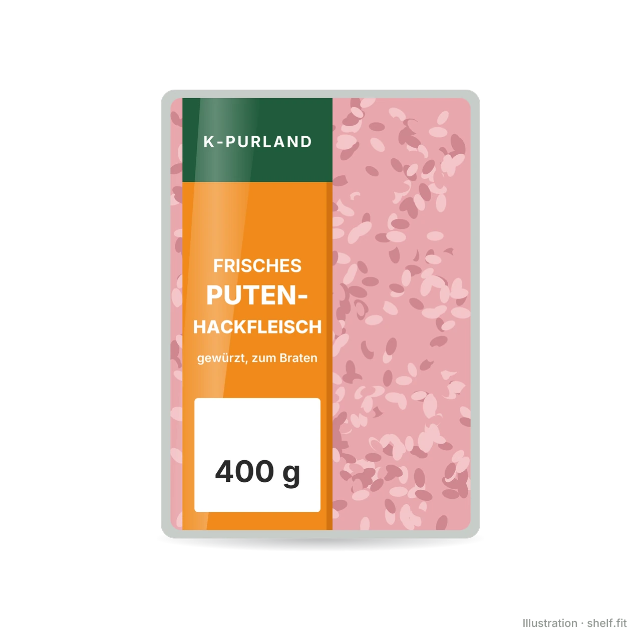 Illustration: K-Purland fresh minced turkey tray, 400 g