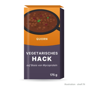 Illustration: Packung Quorn Vegetarisches Hack, 175 g