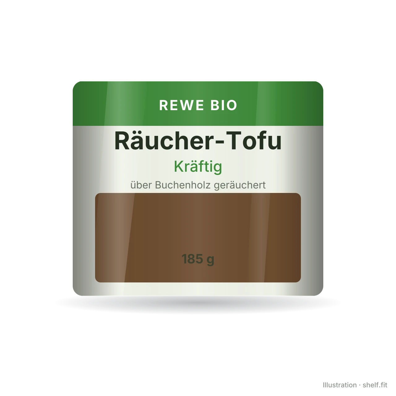 Illustration: Räucher-Tofu Kräftig