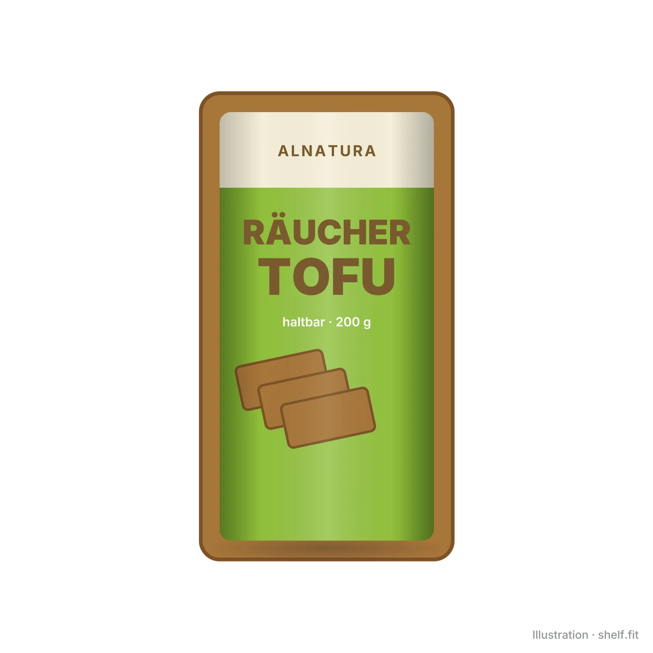 Illustration: Bio Räucher Tofu, haltbar