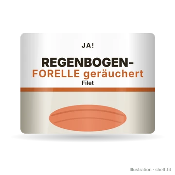 Illustration: Regenbogenforelle geräuchert