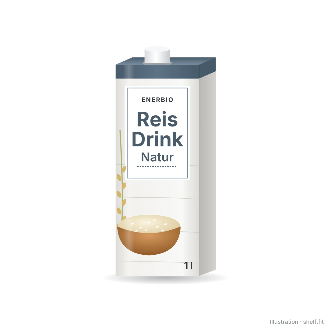 Illustration: Packung enerBiO Reisdrink natur