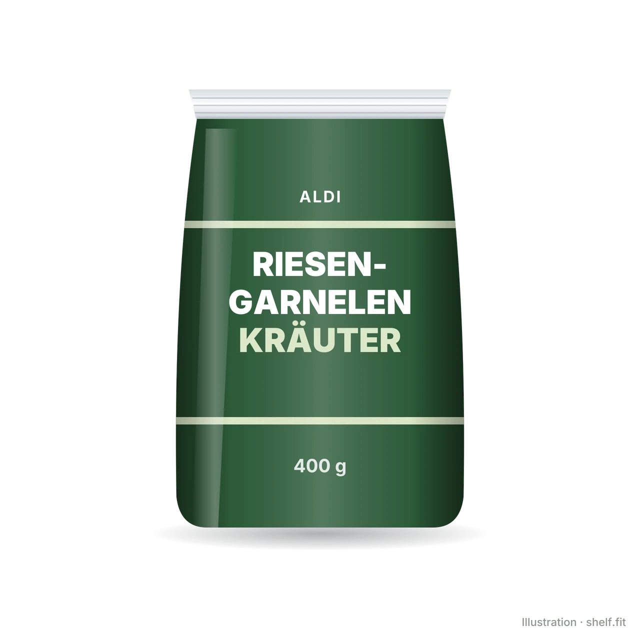 Illustration: Riesen-Garnelen in Kräutermarinade