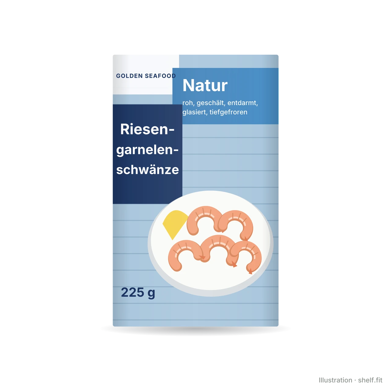Illustration: Riesengarnelenschwänze Natur