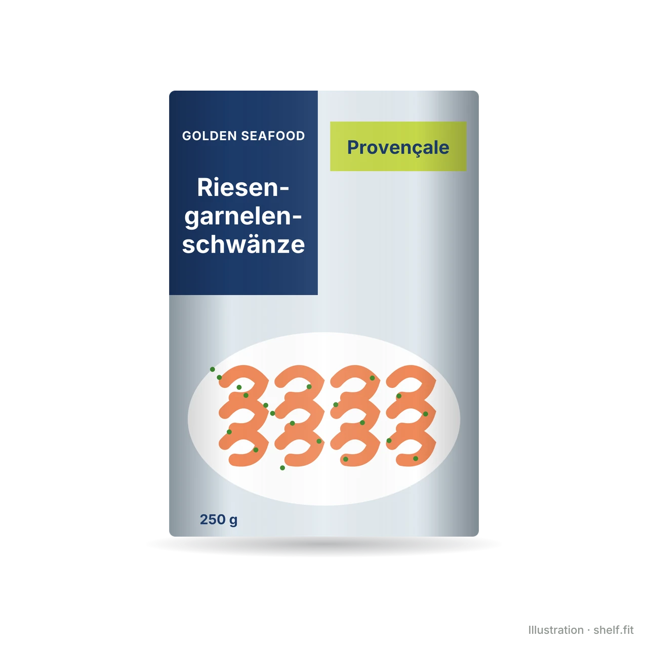 Illustration: Riesengarnelenschwänze Provençale