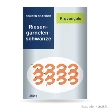 Illustration: Riesengarnelenschwänze Provençale