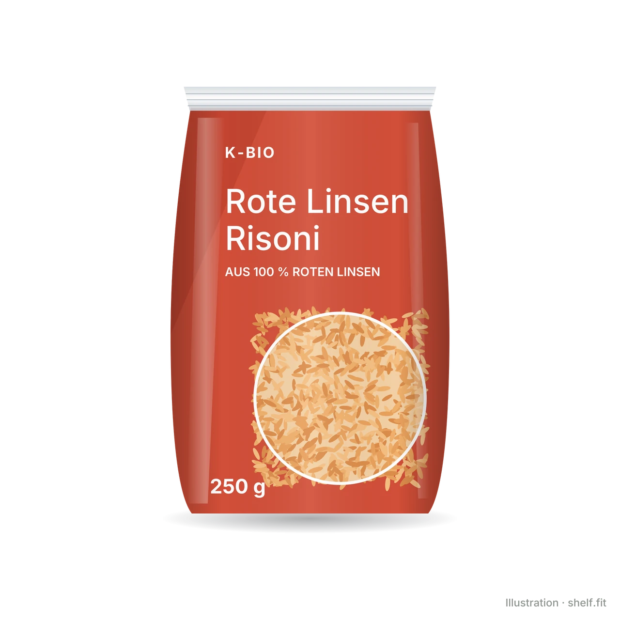 Illustration: Rote Linsen Risoni