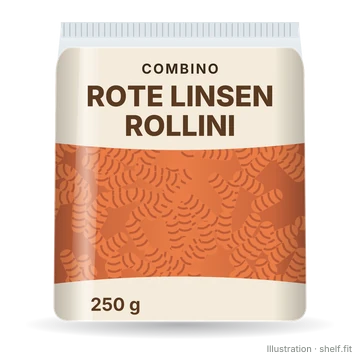Illustration: Bio Rote Linsen Rollini
