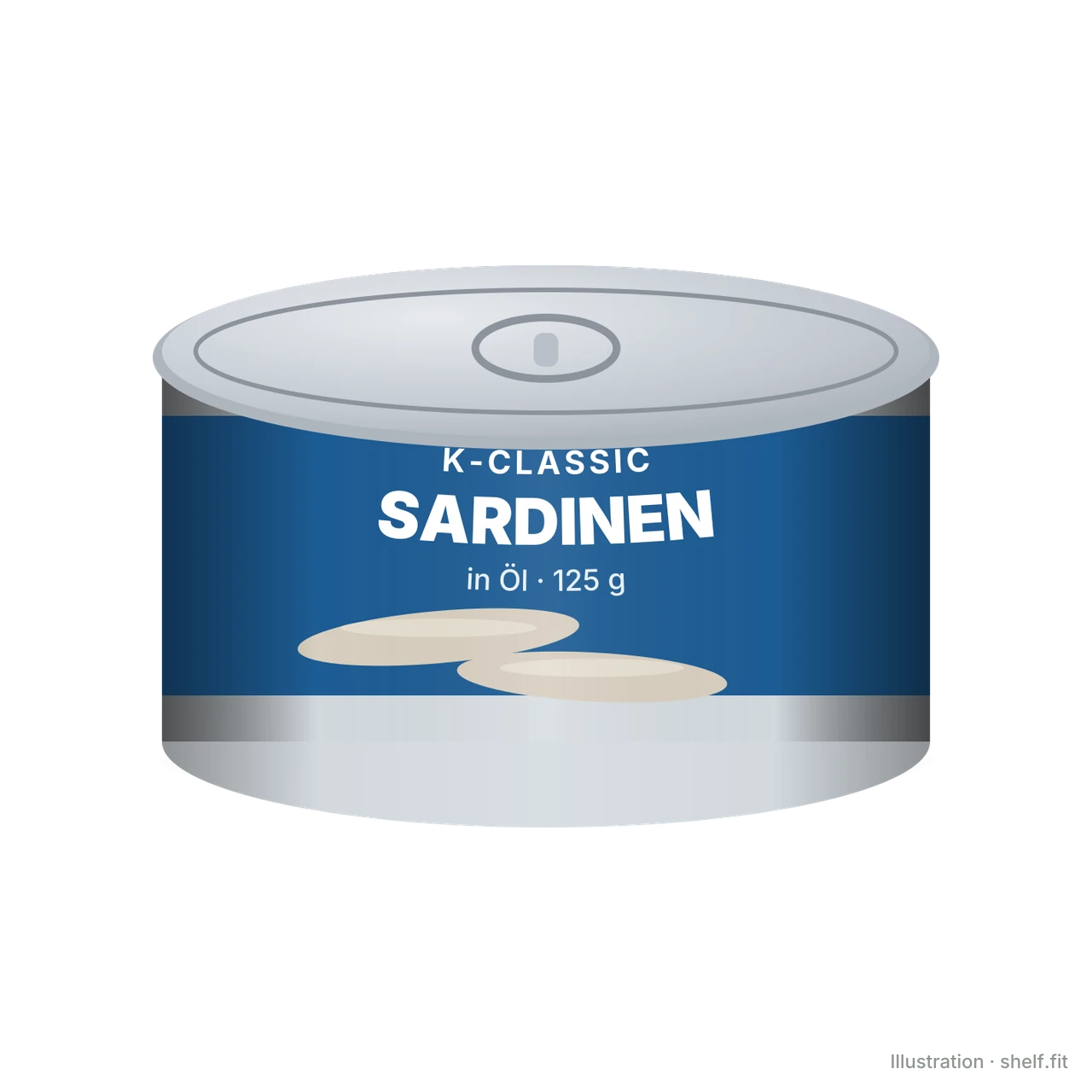 Illustration: Sardinen in Öl