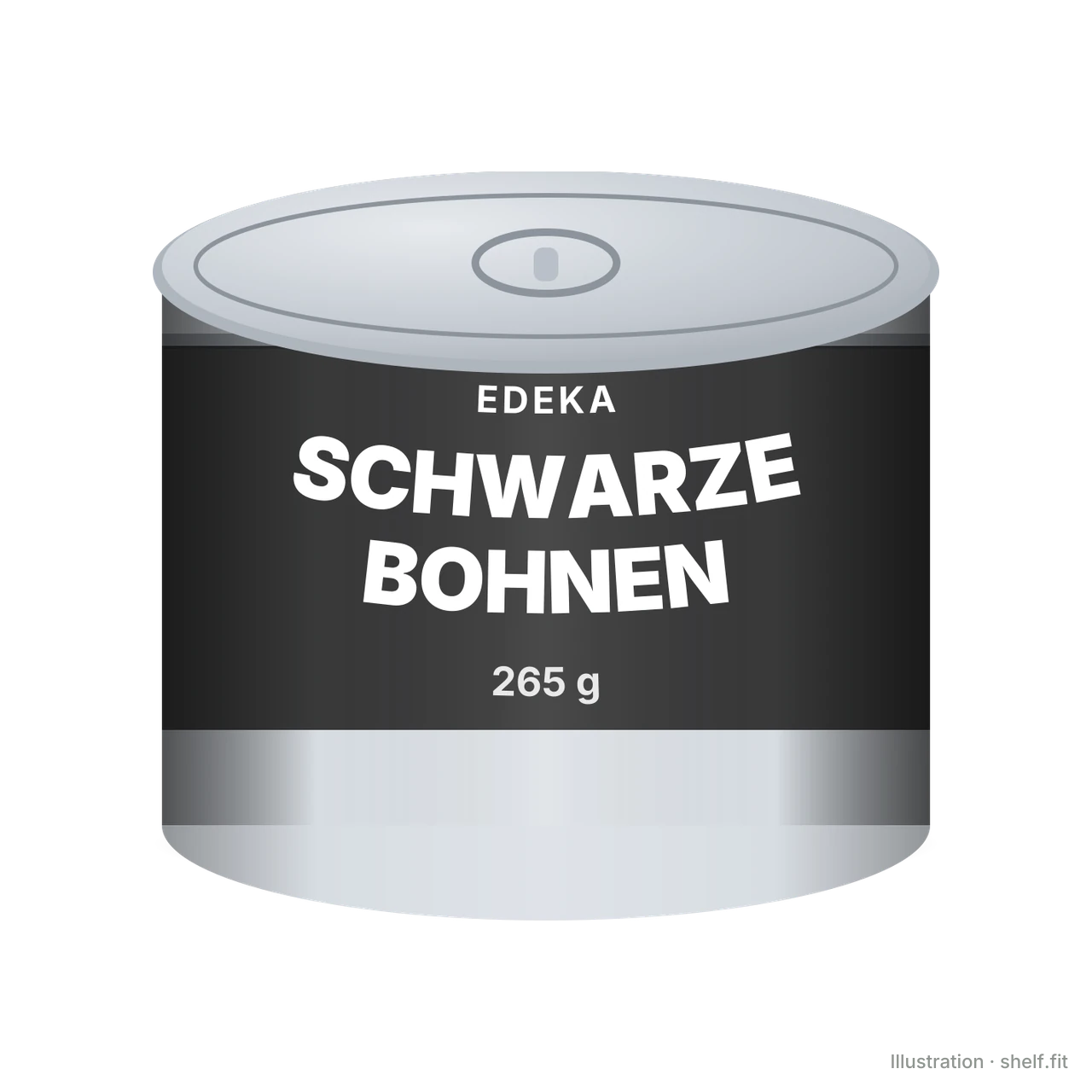 Illustration: Schwarze Bohnen