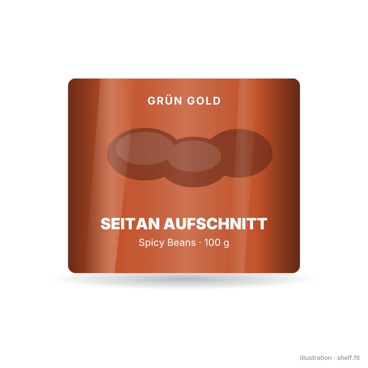 Illustration: Seitan Aufschnitt Spicy Beans