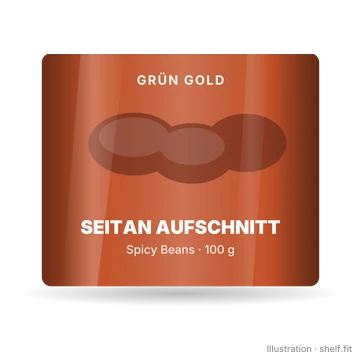 Illustration: Seitan Aufschnitt Spicy Beans