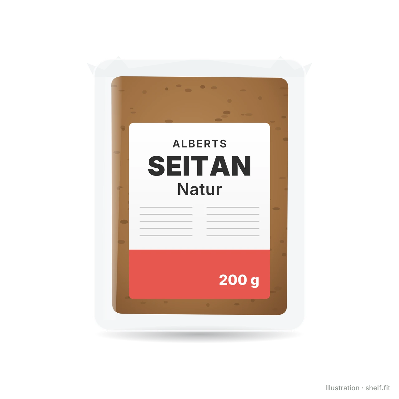 Illustration: Seitan Natur