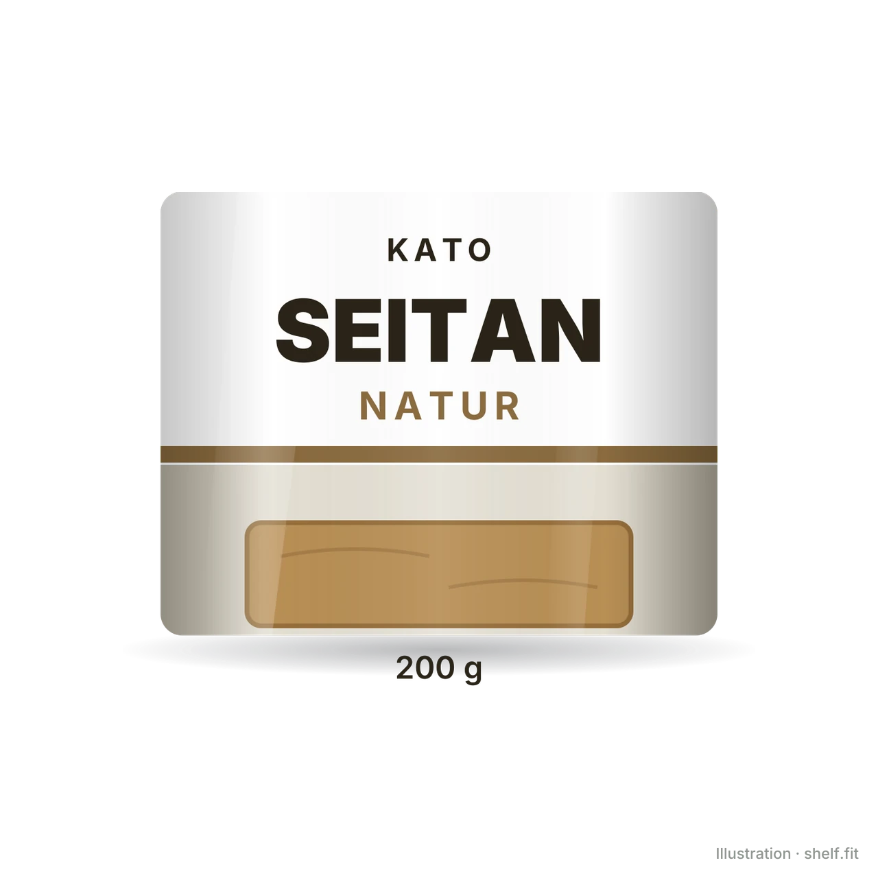 Illustration: Seitan Natur