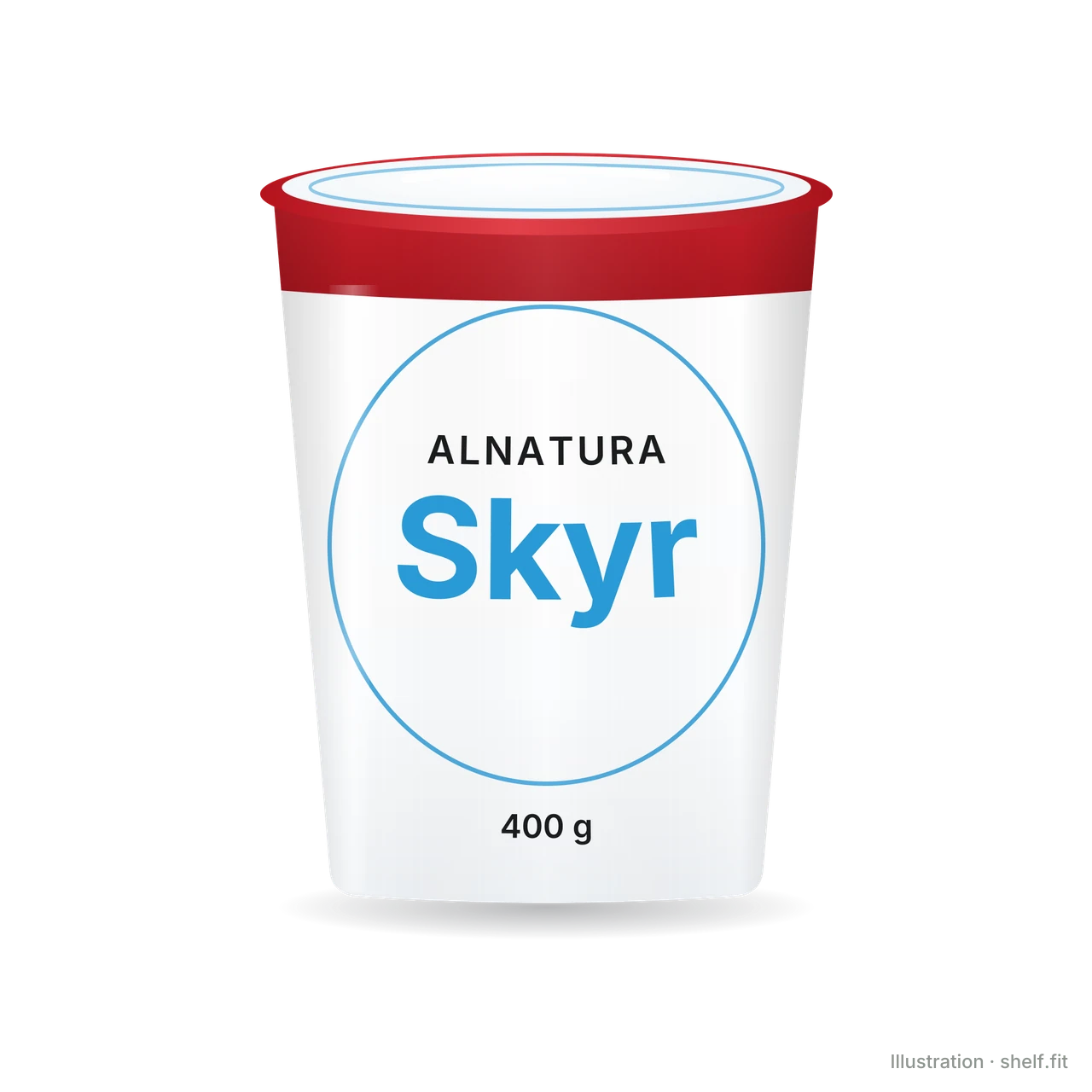 Illustration: Alnatura Bio-Skyr Natur, 400-g-Becher