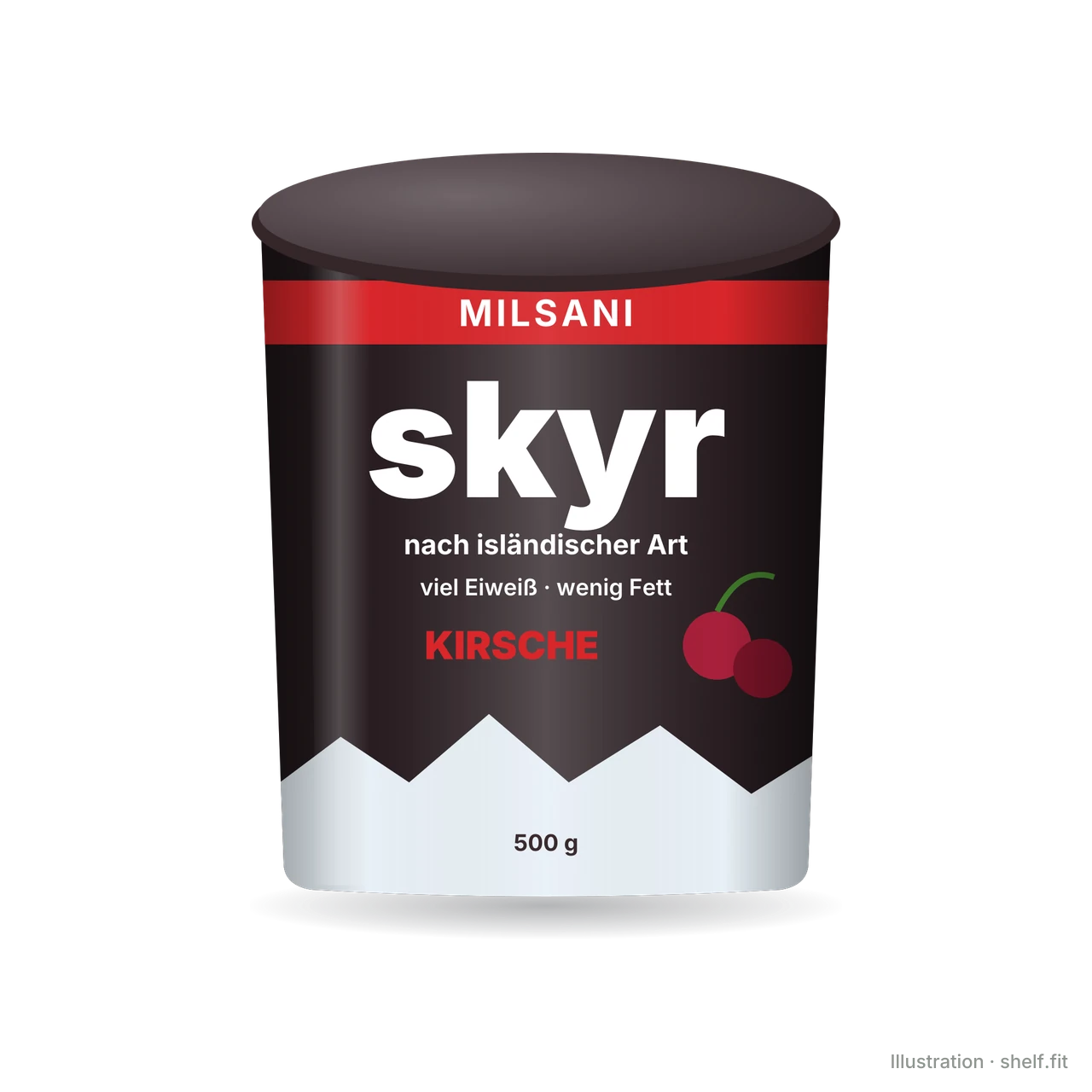 Illustration: Skyr Kirsche