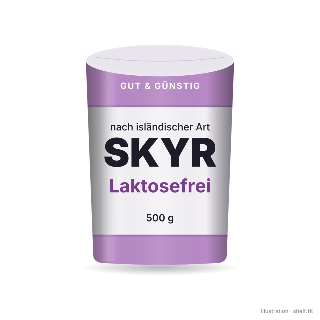 Illustration: Becher Gut & Günstig Skyr Laktosefrei, 500 g