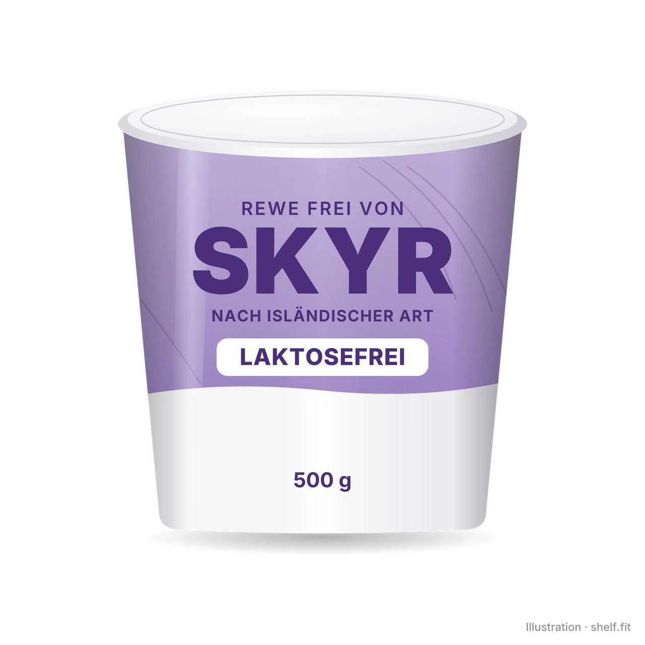 Illustration: Becher REWE frei von Skyr laktosefrei, 500 g
