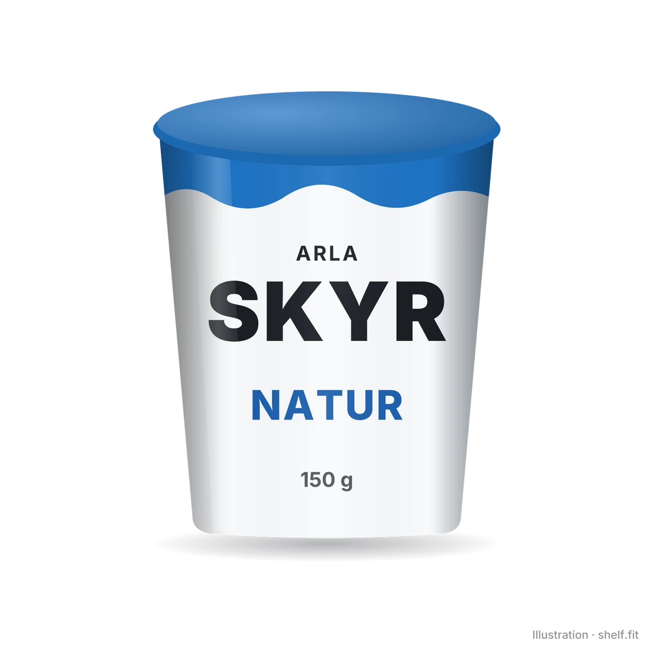 Illustration: Becher Arla Skyr Natur, 150 g