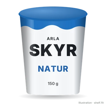 Illustration: Becher Arla Skyr Natur, 150 g