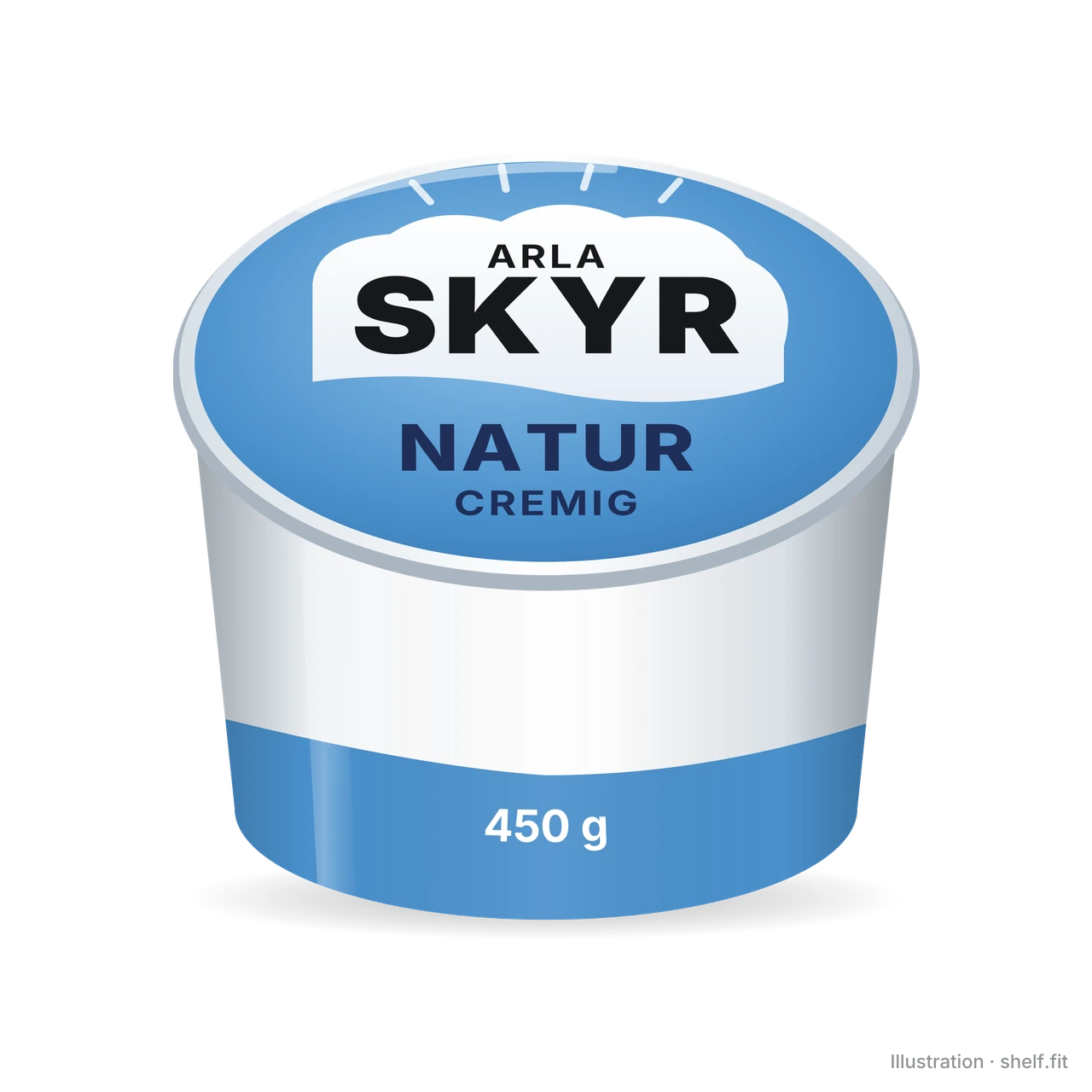 Illustration: Becher Arla Skyr Natur, 450 g