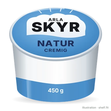 Illustration: Becher Arla Skyr Natur, 450 g