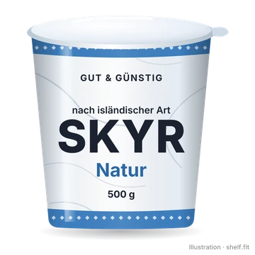 Illustration: Becher Gut & Guenstig Skyr nach islaendischer Art Natur, 500 g