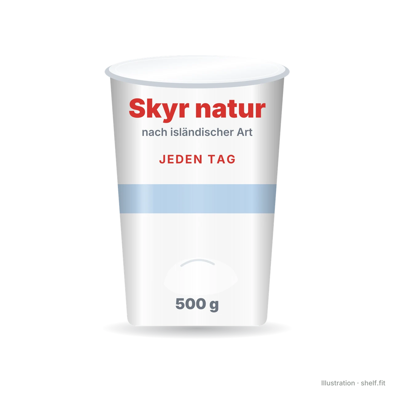 Illustration: Skyr natur