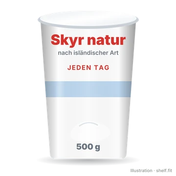 Illustration: Skyr natur