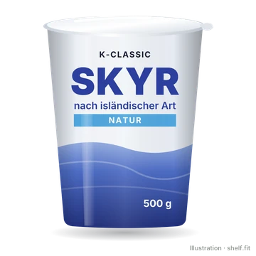 Illustration: K-Classic Skyr Natur, 500-g-Becher