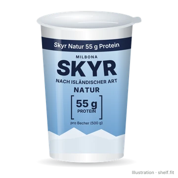 Illustration: Becher Milbona Skyr Natur, 500 g