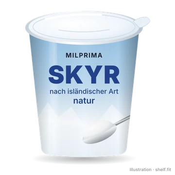 Illustration: Milprima Skyr Natur, 500-g-Becher