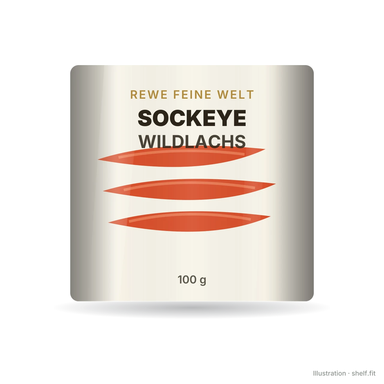 Illustration: Sockeye Wildlachs