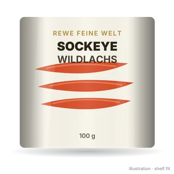 Illustration: Sockeye Wildlachs