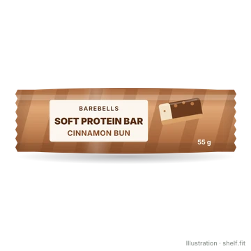 Illustration: Soft Protein Bar Cinnamon Bun