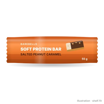 Illustration: Soft Protein Bar Salted Peanut Caramel