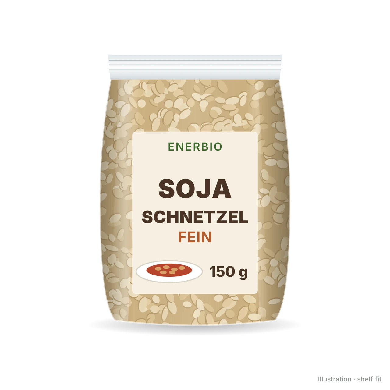 Illustration: Soja Schnetzel fein