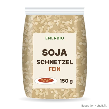 Illustration: Soja Schnetzel fein