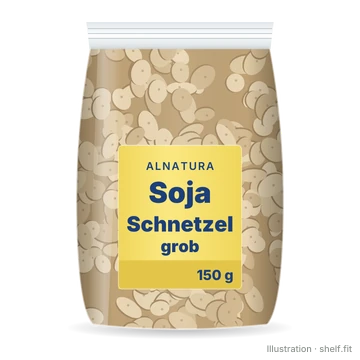 Illustration: Soja Schnetzel grob
