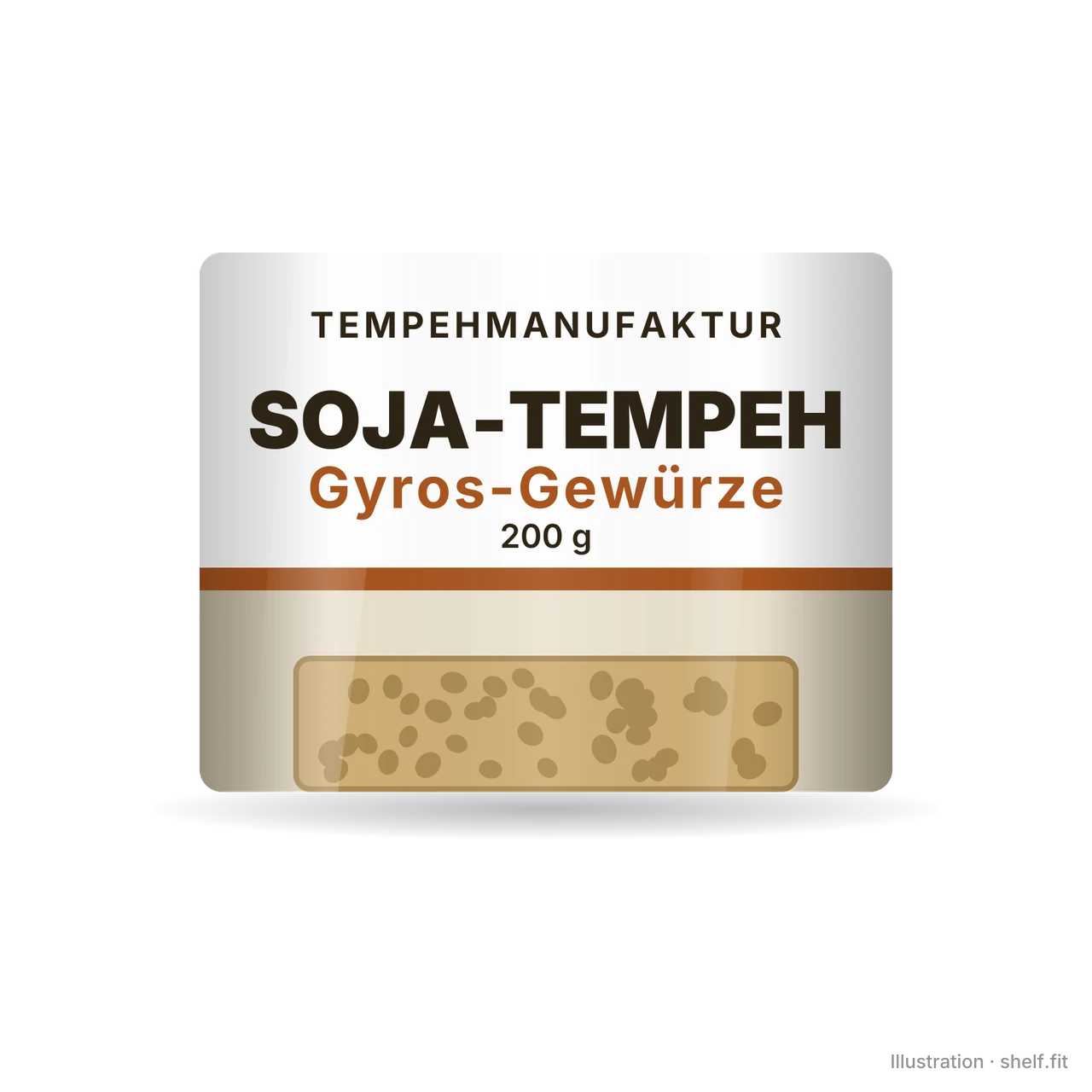 Illustration: Soja-Tempeh Gyros-Gewürze