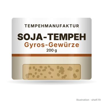 Illustration: Soja-Tempeh Gyros-Gewürze