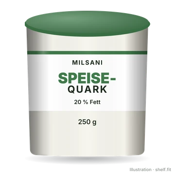 Illustration: Speisequark 20 % Fett