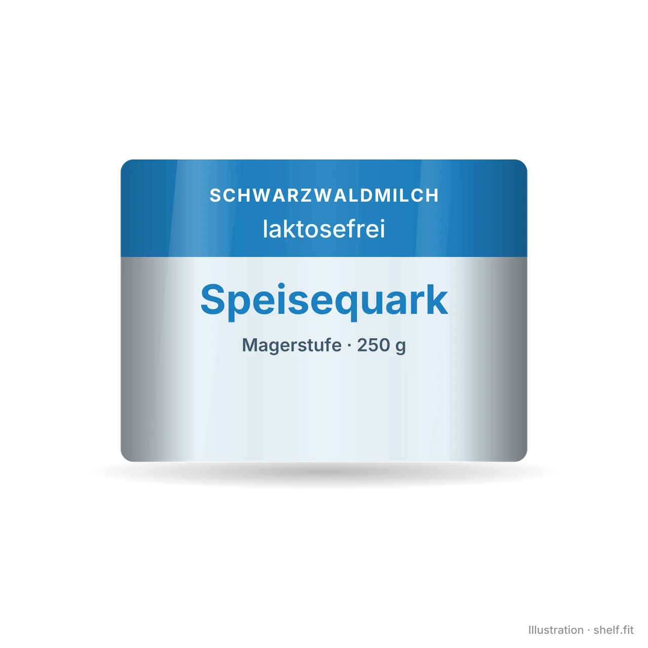 Illustration: Speisequark Magerstufe, laktosefrei
