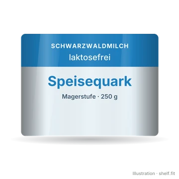 Illustration: Speisequark Magerstufe, laktosefrei