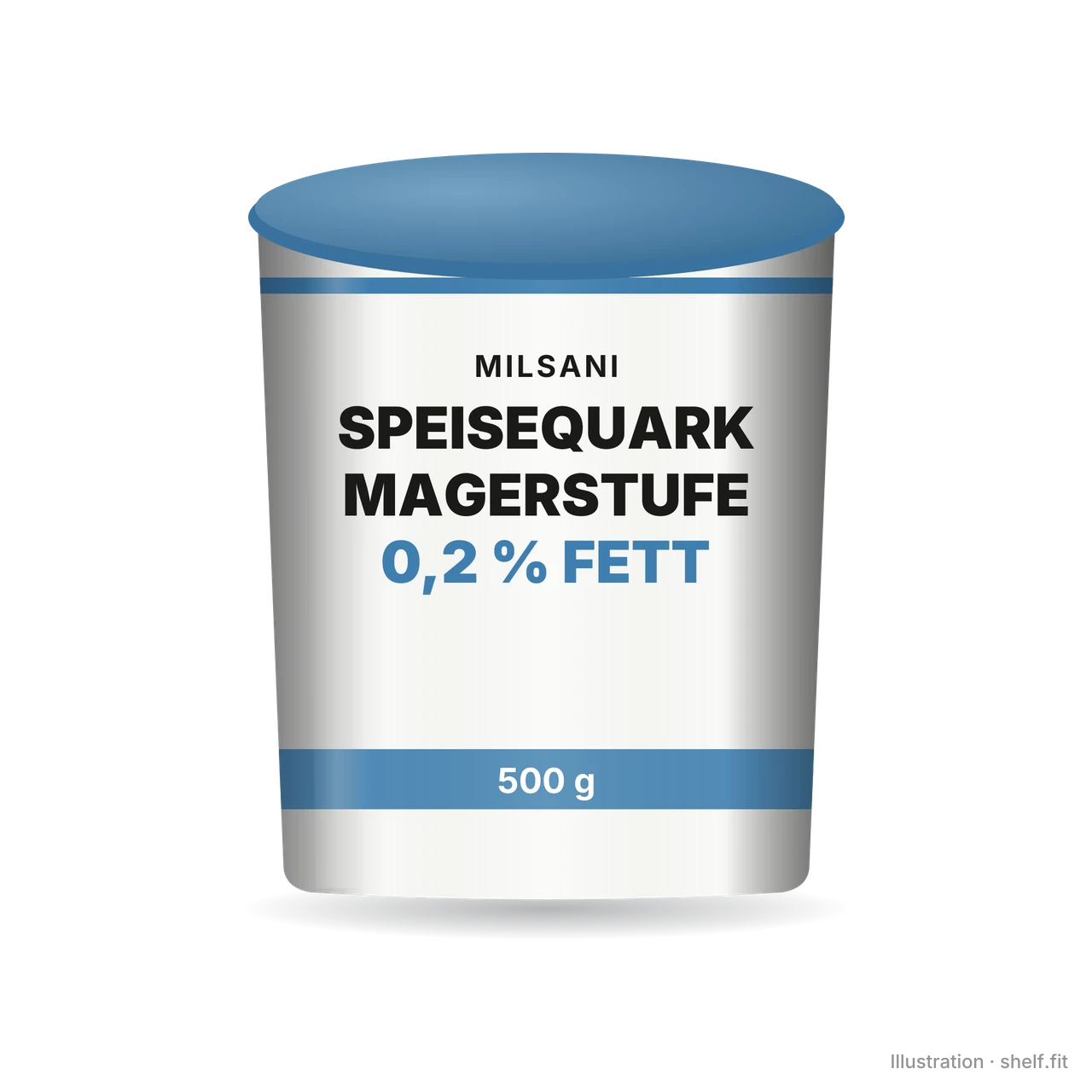 Illustration: Speisequark Magerstufe 0,2 % Fett