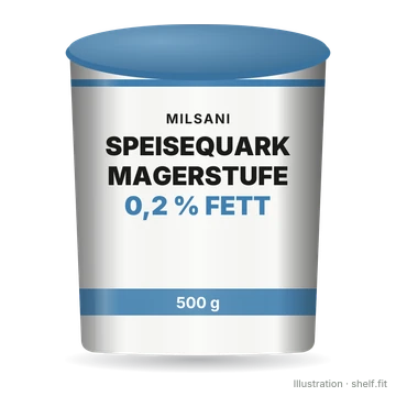 Illustration: Speisequark Magerstufe 0,2 % Fett
