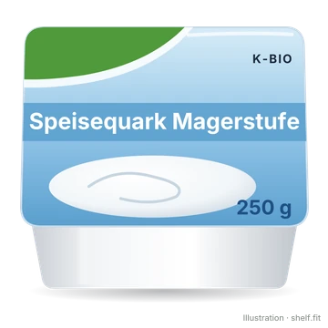 Illustration: Becher K-Bio Speisequark Magerstufe, 250 g