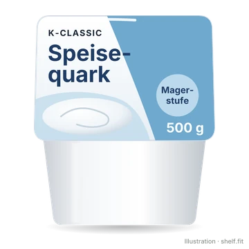 Illustration: Becher K-Classic Speisequark Magerstufe, 500 g