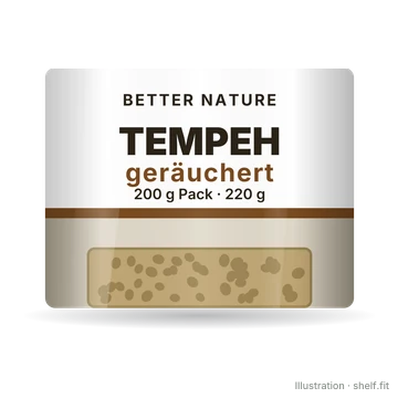 Illustration: Tempeh geräuchert