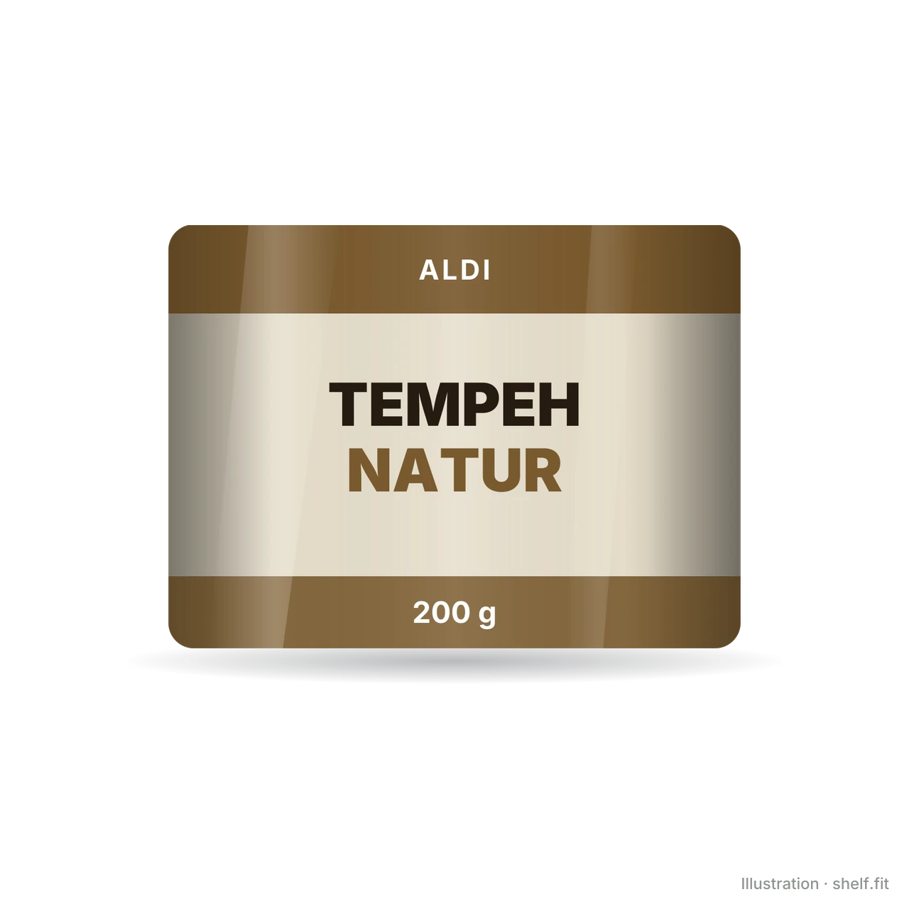 Illustration: Tempeh Natur